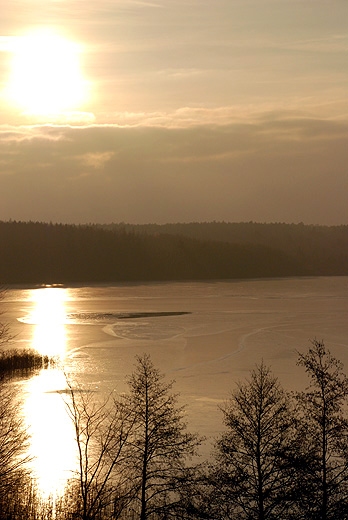 Jezioro Wysokie Brodno w okolicach mijewa