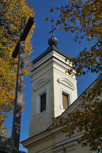 Szczekociny. Barokowo-klasycystyczny kosci w. Bartomieja.