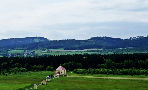 Widok na fragment Kalwarii.