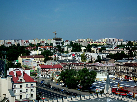 widok z wiey zamkowej donon na lubelsk starwk