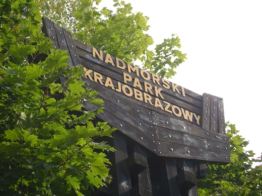 Nadmorski Park Krajobrazowy - brama do lasu.