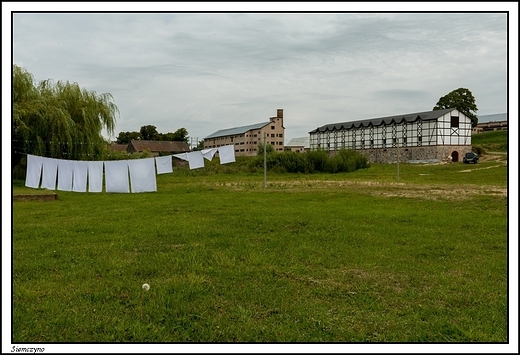 Siemczyno - barokowy paac Rodu von Bredow _ fragment zaoenia paacowego