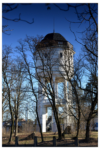 wieża cisnień przy ulicy Wysockiego