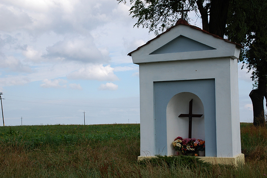 ciborowice - Kapliczka w polu witego Krzya