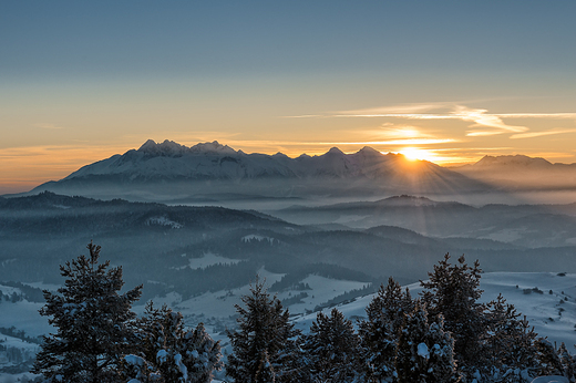 Mae Pieniny to jeden wielki punkt widokowy... Widok na Tatry
