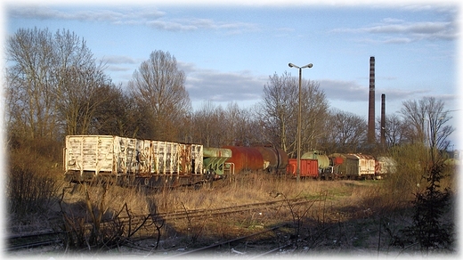 Na bocznicy kolejowej - skazany na pocicie skad wagonw