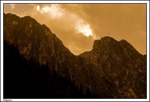 Zakopane - w kolorach zachodzcego soca