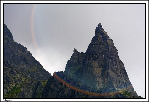 Zakopane - Mnich widziany z tarasu widokowego przy Morskim Oku