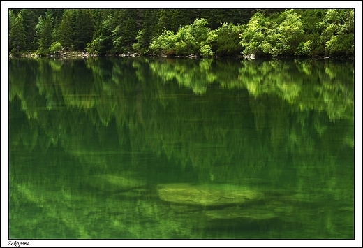 Zakopane - Morskie Oko _ czasem kolory zaskakuj ...