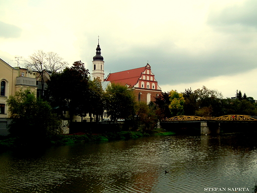 Opole - koci w.Trjcy i most Zamkowy zwany te tym