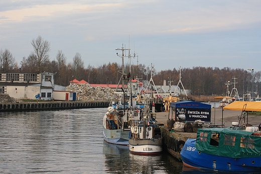 Kanał portowy w Łebie