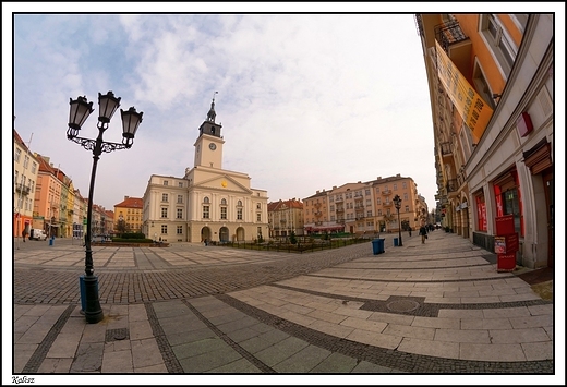 Kalisz - rynek gwny z ratuszem