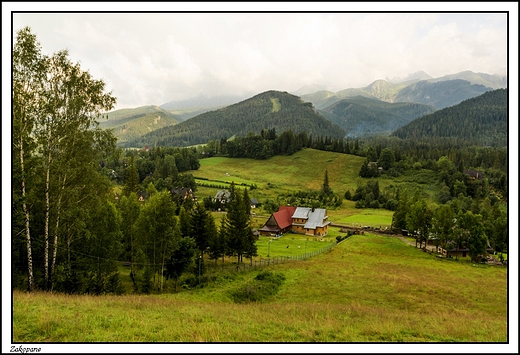 Zakopane - widok z Antawki