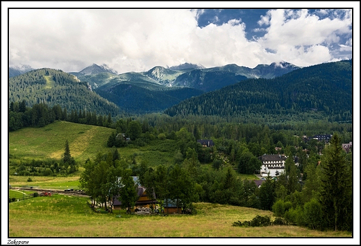 Zakopane - widok z Antawki