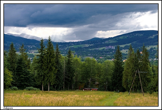 Zakopane - widok z Antawki