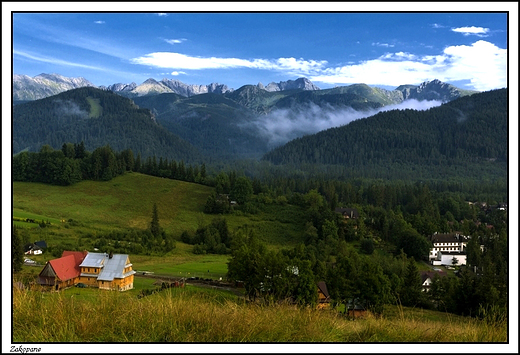 Zakopane - widok z Antawki