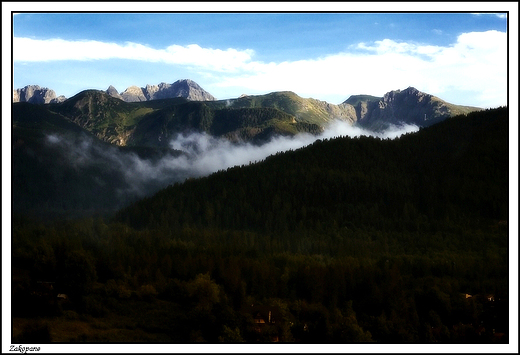 Zakopane - widok z Antawki