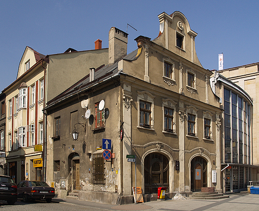 Bielsko-Biaa. Barokowa kamienica Kauy przy placu Chrobrego