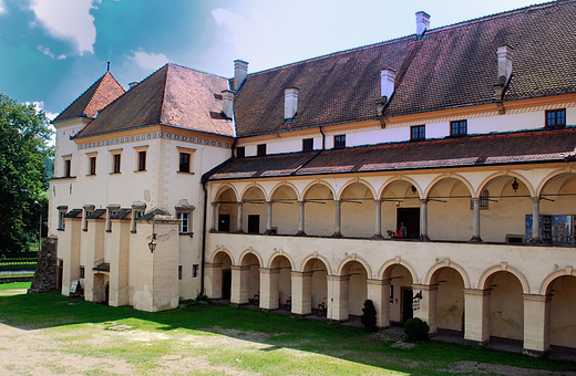 Zamek w Suchej Beskidzkie.