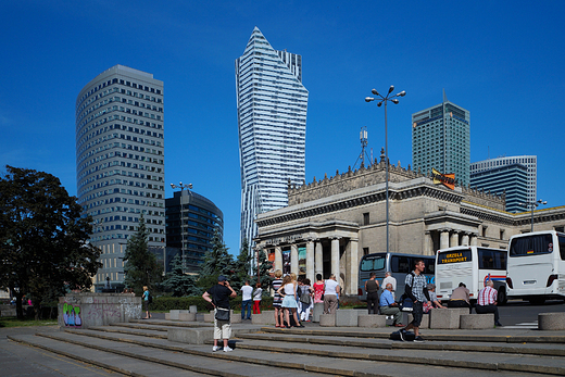 Warszawa. Centrum okiem turysty.