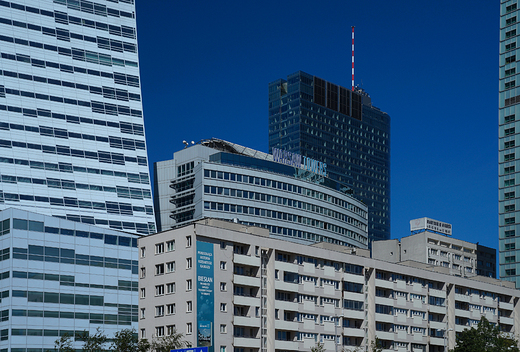 Warszawskie centrum okiem turysty.