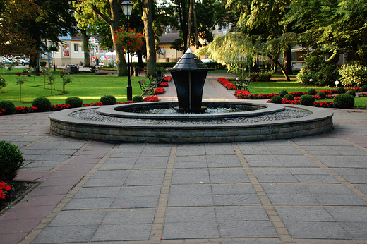 Midzyzdroje - Fontanna w parku Chopina