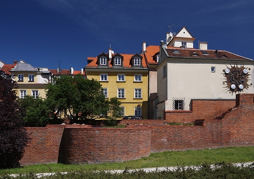 Warszawa. Mury obronne.