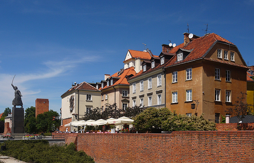 Warszawa. Mury obronne.