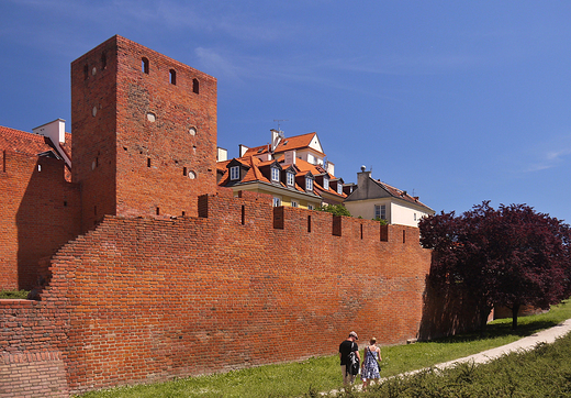 Warszawa. Mury obronne.