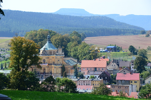 Wambierzyce, widok na Szczeliniec