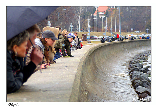 Gdynia - pierwszy dzie wiosny i topienie Marzanny