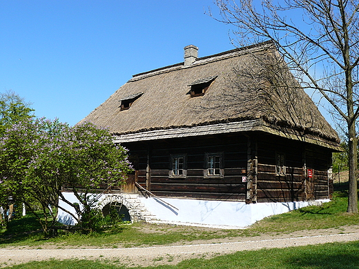 Skansen w Wygiezowie. Chata sotysa.