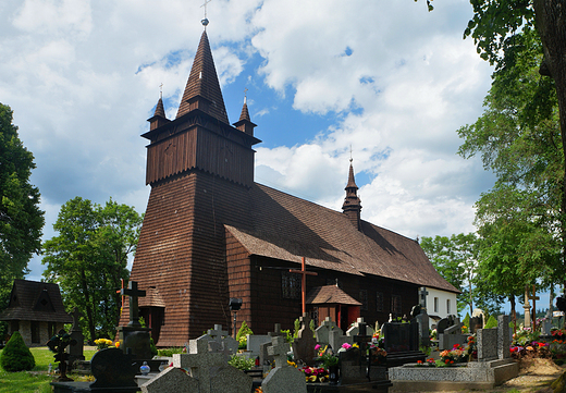 Orawka. Drewniany koci pw. Jana Chrzciciela.