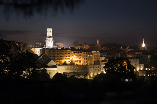 Panorama miasta noc