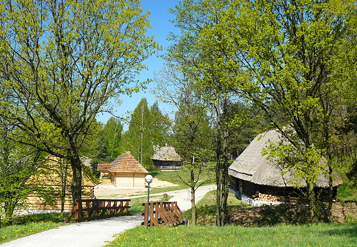 Skansen w Wygiezowie - widok oglny.