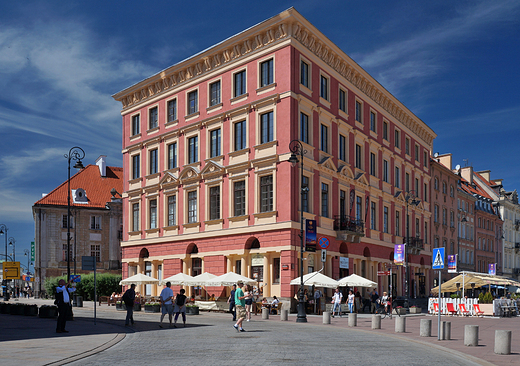 Warszawa. fragment Krakowskiego Przedmiecia.