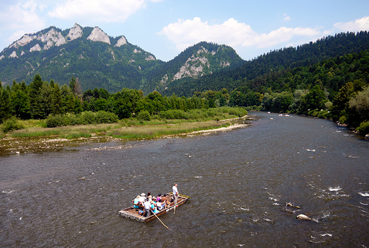 Pieniny. Widok na Dunajec i Trzy Korony.