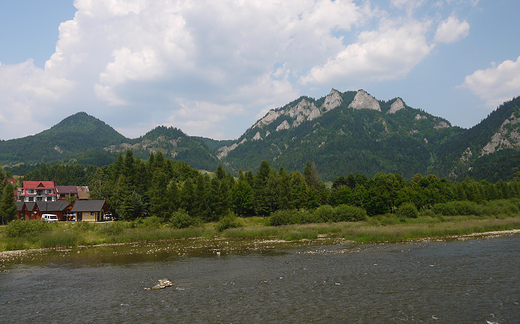 Pieniny. Widok na Dunajec i Trzy Korony.