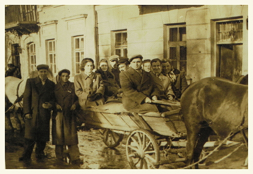 w dawnym Zamociu. zdjcie starej fotografii