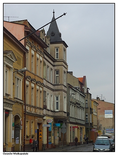 Ostrw Wielkopolski -  kamienice z XIX i XX wieku przy ul. Wrocawskiej