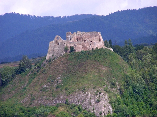 Ruiny zamku w Czorsztynie