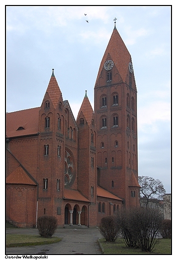 Ostrw Wielkopolski - neoromaska konkatedra w. Stanisawa Biskupa