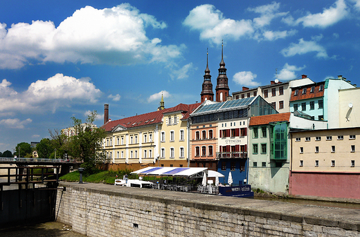 Opole. Widok na tzw. OpolskA Wenecj.