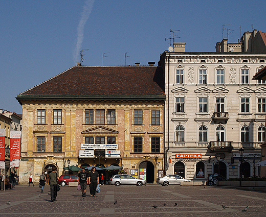 Krakw. Kamienice przy Maym Rynku