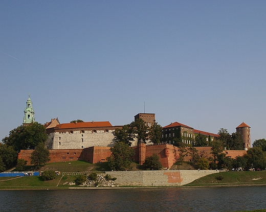 Krakow. Wawel z Bulwaru Poleskiego