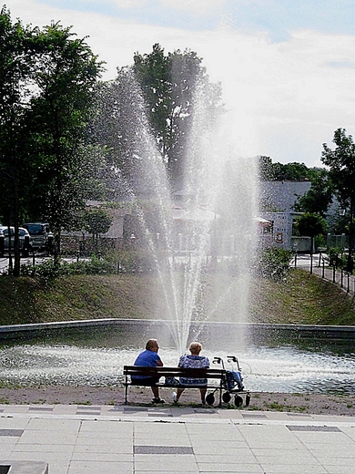 W pobliu fontanny