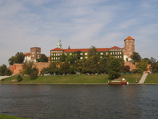 Krakw. Wawel z Bulwaru Poleskiego.