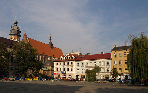 Kraków. Plac Wolnica na Kazimierzu.
