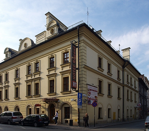 Na krakowskim Kazimierzu.
