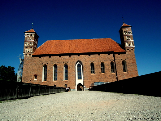 zamek biskupw warmiskich z XIV w w Lidzbarku Warmiskim.